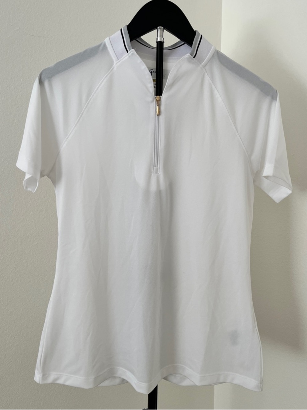 🤍 Greg Norman Women's White Performance Golf Polo | Small